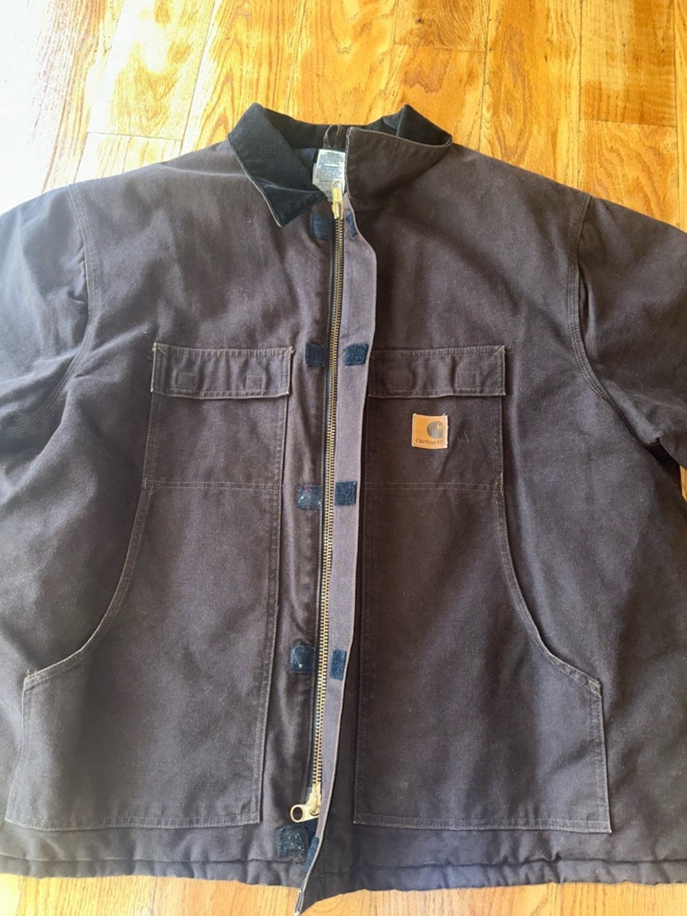 Carhartt Men’s Brown Work Jacket - Insulated Canvas Coat Size 3XL C26 DKB - Picture 9 of 16